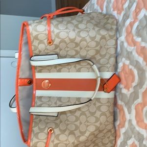 Coach tote/diaper bag
